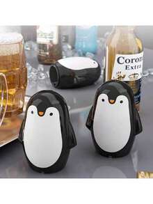 1pc Penguin Shaped Beer Bottle Opener, Push-Type Automatic Bottle Opener, Portable Beverage Bottle Cap Opening Tool, Suitable For Home Bar Party Gathering Scenes, Creative Fun Kitchen Gadget, Fun Gift For Beer Lovers, Desktop Liquor Bottle Opener Tool, Personalized Bottle Opener - Multicolor - View 6