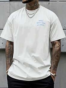 Christmas 1pc Men's Shirt With Italian Cursive Script - Double-Sided Front And Back Panel With Italian Phrase, Loose Fit, Popular Item - 黑色 - 查看 9