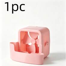 1組（粉色/藍色）便攜式風扇冰盒，含4個冰塊盒，無需用電，適用於家用落地扇與桌面扇，可加入冰塊增強夏季冷卻效果 - 多色 - 查看 16