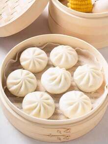 A Bamboo Steamer For Steamed Buns, Heightened And Deepened, Morning Tea Snack Steaming Grid, Commercial Bamboo Steamer - View 4