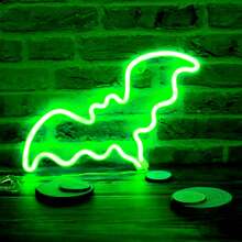 1pc Bull Head Neon Sign Battery Or USB Powered, LED Light Desktop And Wall Decor, Bull Head Size 28x25cm Approx 11x9.9in Suitable For Bedroom, Room, Bedroom, Hallway, Bar, Birthday Party, Wedding, Proposal, Valentine's Day, Mother's Day, Children's Day, Halloween, Christmas And Other Holiday Decorations And Gifts, Men's Game Room Background Decor Light - White - View 22