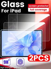 Ultra-Clear Anti-Fingerprint, Smooth & Silky, Edge-To-Edge Corner-To-Corner Drop Protection Full Coverage Process With No Blind Spots, For IPad 2/3/4 2011/2012/Mini 5/Pro 2018/Pro 9.7/Air5 2022/9 2021 Tablet High-Definition Tempered Glass Screen Protector 2pcs, 1:1 Real Device Mold Precise Size No Screen Obstruction, True Full Screen Coverage With No White Edges - Clear - View 15