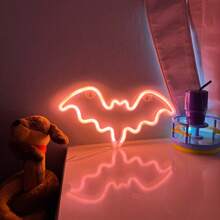 1pc Bull Head Neon Sign Battery Or USB Powered, LED Light Desktop And Wall Decor, Bull Head Size 28x25cm Approx 11x9.9in Suitable For Bedroom, Room, Bedroom, Hallway, Bar, Birthday Party, Wedding, Proposal, Valentine's Day, Mother's Day, Children's Day, Halloween, Christmas And Other Holiday Decorations And Gifts, Men's Game Room Background Decor Light - White - View 16