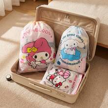 1個 Sanrio 防水抽繩袋 可愛 My Melody Kuromi Hello Kitty Cinnamoroll 旅行收納袋 - 收納袋 - 查看 2