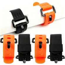 5PCS Rubber Tension Strap High Strength Fixed Cargo Belt Adjustable Fastening Straps Cable Organizer Portable Compact Ties For Flashlight Water Bottle Luggage Air Pump - Multicolor - View 6