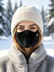 Ueasy Winter Warm Mask Windproof Half Face Mouth Cover Balaclava For Women Breathable Cold Weather Mask For Skiing Snowboarding Motorcycling Winter Outdoor Sports - Multicolor - View 3