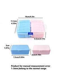 1PC Travel/Home Large Capacity Pill Box 1 Large Box + 10 Small Boxes Dual-Color Multifunctional Storage Box Portable Pill Organizer Mini Convenient Pill Organizer With Compartments Travel Medicine Storage Container Moisture-Proof Dust-Proof Weekly Pill Organizer - View 10