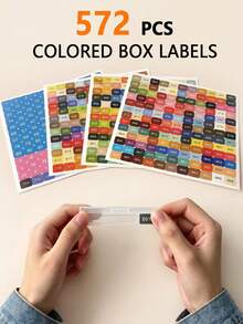 Transparent Diamond Painting Storage Box Tray Set With Carrying Bag, Diamond Painting Beads Storage Box With Stickers, Diamond Painting Tools - A - View 5