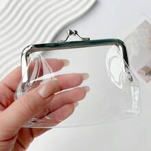 3 túi đựng tiền xu trong suốt khóa bấm, túi lưu trữ mini chống nước, túi đựng mỹ phẩm, thẻ, chìa khóa và vật dụng nhỏ cầm tay - Một kích cỡ phù hợp cho tất cả - Xem 2