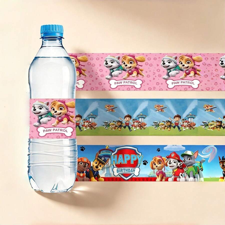 10件或20件組 Paw Patrol 卡通風格派對與節日裝飾及桌面佈置,適合生日派對、各種活動與慶祝場合,理想的派對、嘉年華、生日慶祝及其他活動裝飾 - 彩色 - 查看 1