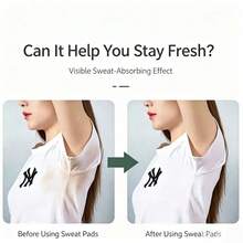 150pcs Women's Disposable Underarm Sweat Pads, Ultra-Thin Invisible Anti-Sweat Underarm Patches, Portable Odor-Proof Pads, Suitable For Daily Wear In Summer - Classic - View 3