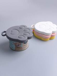 1pc Pet Food Can Lid, Universal Cat & Dog Food Sealing Cover, Multi-Functional Fresh-Keeping Lid, Pet Supplies - Multicolor - View 6