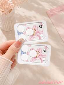 1 buah Pelindung Lensa Kaca Tempered Motif Bunga Lili, Kompatibel dengan Apple 17 Pro/17 Pro Max/18 Pro/18 Pro Max, Perlindungan Kamera Belakang Menyeluruh, Tahan Gores dan Tahan Lama, Pemasangan Mudah - MultiWarna - View 8