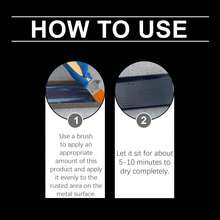Rust Converter, Free Rust Remover Retreader Rust Converter Solid Rust Resistant Primer - Default - View 7