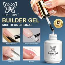 LIMEGIRL 15ml Extension Gel, 12-Color Nude Transparent UV Gel For Nail Extension, Reinforcement And Repair, Soak-Off Nail Gel - Multicolor - View 4