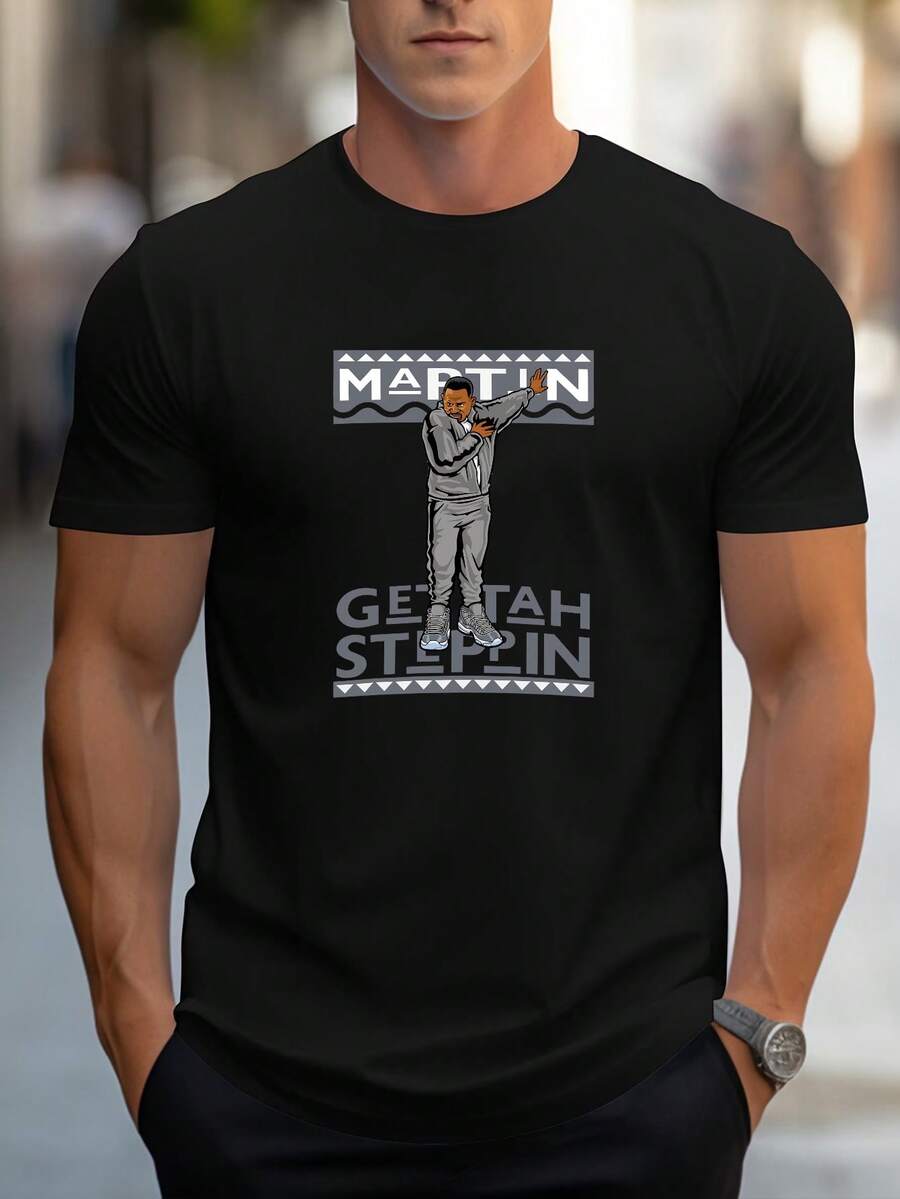 Men T-Shirts - Black - View 1