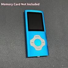 多功能便攜式 MP3 MP4 播放器，支援影片播放、FM 收音機、LED 螢幕、Micro SD 卡槽、150mAh 鋰聚合物電池，附 USB 傳輸線與耳機，不含 SD 卡 - 彩色 - 查看 14