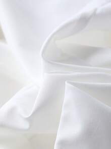 Women's White Petal Sleeve A-Line Mini Dress - White - View 8