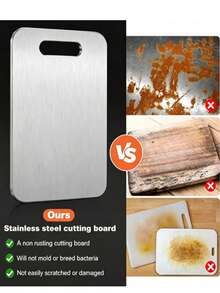 3-Piece Titanium Cutting Board Set 2026 New Upgrade - Heavy Duty Durable, Rust-Proof, Easy To Clean, Space-Saving, Rounded Corners, With Hanging Hook Handle - Durable Kitchen Prep Board For Meat, Vegetables And Fruits - Suitable For Home, Outdoor BBQ And Gifts - Multicolor - View 11