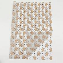 60/30/10 Sheets Christmas Gingerbread Man Pattern Tissue Paper (50 X 35cm) - Gingerbread Man & Polka Dot Design, Suitable For Gift Wrapping, Fragile Item Protection And Holiday Decoration (Includes Candy Cane Stripe, Blue Star Styles); Perfect For Holiday Gift Wrapping, Party Planning And Holiday Decoration Arrangement. - Multicolor - View 9