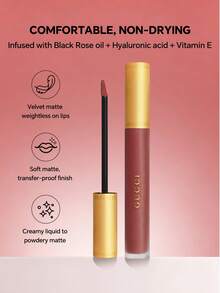 Gucci Liquid Lipstick - 6.5ml - 0.21 FL. OZ. - 203 - Mildred Rosewood - 6.5ml - View 3