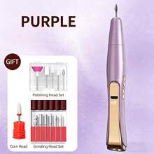 2-In-1 Electric Nail Polisher And UV Quick-Dry Nail Lamp – Multifunctional Nail File And Removal/Buffing Tool For Polishing And Dead Skin Removal – Portable Manicure Tool - Multicolor - View 13