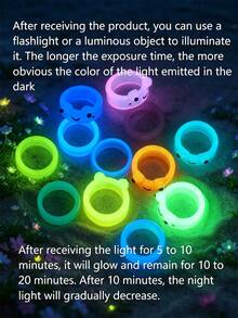 12pcs Multicolor Polyresin Heart-shaped Ring, Anti-water, Perfect For Girls' Daily Wear, Suitable As Y2k Couple Gift - Multicolor - View 5