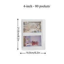 High-Transparency Premium PP Plastic Photo Album, Multiple Sizes Available: 4-Inch Compact & 6-Inch Large Capacity, Portable Transparent Photo Storage Book, Suitable For Travel And Daily Use; Can Store Multiple Photos, Waterproof And Dust-Proof, Lightweight Material, Easy To Carry Anytime And Anywhere; Perfect For Storing Precious Family Moments, Vacation Trips, Wedding Celebrations, Baby Growth And Other Beautiful Memories, Excellent Gift Choice - 6-inch 1-slot - 100 Pockets - View 7
