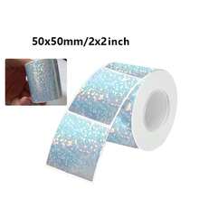 1/2 Roll Gradient Color Label Stickers Compatible With Phomemo M110/M102 Label Maker, Thermal Adhesive Printing Paper, Suitable For Phomemo P1/P2 Square/Round Transparent Thermal Labels,School Supplies,Back To School - Multicolor - View 41