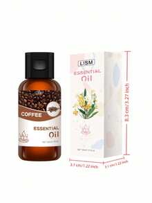 1 Bottle 30/100ml Coffee Fragrance Essential Oil, Suitable For Home Aromatherapy, Diffuser, Humidifier, DIY Soap, Candle Making, Office Relaxation, Home Gathering, Long-Lasting Scent, Gift For Friends - Coffee Essential Oil - View 6