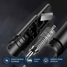 1pc 2-In-1 Car Window Breaker, Escape Hammer For Life Protection, Portable Compact Escape Tool - Escape Hammer - View 5