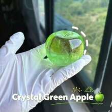 1 Peça Brinquedo de Alívio de Estresse de Maçã Verde com Sorvete, Brinquedo Maleável para Apertar, Brinquedo de Apertar de Maçã de Chá Verde com Maltose, Halloween/Natal/Volta às Aulas - Multicolorido - Visão 7