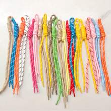 10/20pcs Y2K Multicolor Nylon Cord DIY Handmade Weaving Set, Strong Lightweight Durable, Suitable For DIY Phone Lanyards, Keychains And Backpack Decorations, Craft Materials, Handmade Accessories, Wedding Favors, Christmas And Back To School Gifts - Colored Nylon Rope 3 - View 1