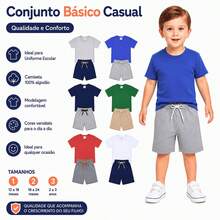 Kit 5 Conjuntos Básicos Sortidos