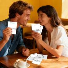 Let's Get Closer Couple Conversation Cards, 50Pcs Deep Relationship Question Game, Past Present Future Themed Dating Deck, Intimate Communication Icebreaker Cards For Date Night, Anniversary Valentine's Day Gift For Couples - View 7