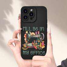 [24h Shipping from DE/FR/ES]handy hüllencoque fundas Funda de Teléfono con Diseño Suave de Ojos de Ángel, Impresión UV Mate, Patrón de Máquina de Coser Vintage, Protección Completa 360 Grados, Compatible con  17, 16, 11, 12, 13, 14, 15 Pro Max, XR, X/XS, 7, 8 Plus, SE, Mini y SmartphonesShockproof, scratch-proof, no yellowing    perfect gift - 1 Bild - Übersicht 2