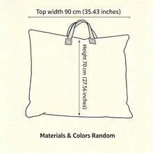 Bolsa de almacenamiento de ropa, caja organizadora de almacenamiento de ropa de cama, bolsa de mudanza grande, bolsa de almacenamiento para dormitorio, bolsa de almacenamiento de alta resistencia, caja organizadora portátil para el hogar, bolsa de almacenamiento que ahorra espacio, bolsa de almacenamiento de color aleatorio - Color Aleatorio - Ver 8
