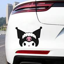 SANRIO 1Pc Cute Kuromi My Melody Hello Kitty Cinnamoroll Stickers, Waterproof Removable Vinyl Decals, Cartoon Self-Adhesive Stickers For Car Window, Air Conditioner, Cabinet Decor - Decorative Sticker - View 4