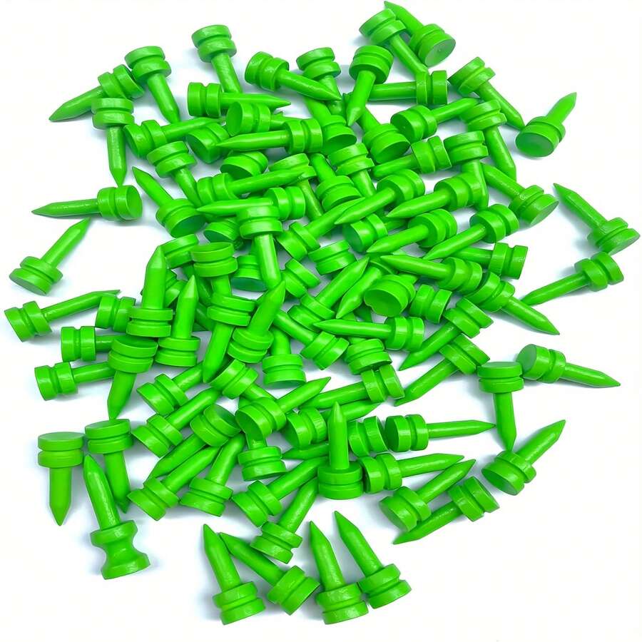 10/20pcs Renewable Natural Bamboo Golf Tees, Non-Plastic - Multicolor - View 1