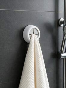 Kitchen Towel Rack Tea Towel Holder Bathroom Suction Cup Hand Towel Rack Adhesive Wall Hook Suitable For Dish Cloths Round Wall Mounted Towel Rack Suitable For Bathroom, Kitchen And Home, Wall, Cabinet, Garage No Drilling Required - Multicolor - View 5