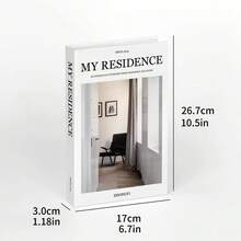2/3pcs Minimalist Artistic Faux Books, Fashion Photography Props, Fake Books For Food Photography, Magazine Background Decor Display - Decor Book - View 10