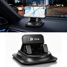 適用於 Audi A3 A4 A5 A6 A7 A8 Q2 Q3 Q5 Q7 SLINE 車載手機支架－通用車內配件－安裝簡單－多角度自由調節 - A - 查看 2