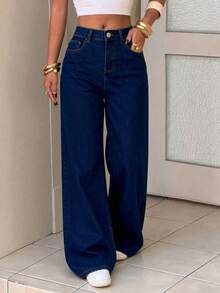 Women Jeans - Deep Blue - View 3