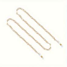 1 Simple And Fashionable Retro Campus Chain Buckle, Glasses Chain, Mask Chain, Glasses Strap, Fashion Glasses Necklace, Glasses Lanyard Strap - Regular Style - View 5
