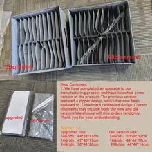 1pc 14-Slot Wardrobe Clothing Storage Organizer Box, Thickened Pants Storage Box, Shirt Wardrobe Organizer Box, Foldable Drawer Storage Box - A - View 2