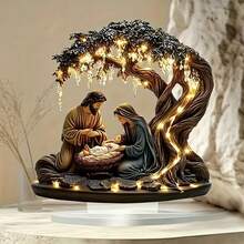 Creative Acrylic Desktop Decor With Base, Suitable For Home And Office - A - View 2