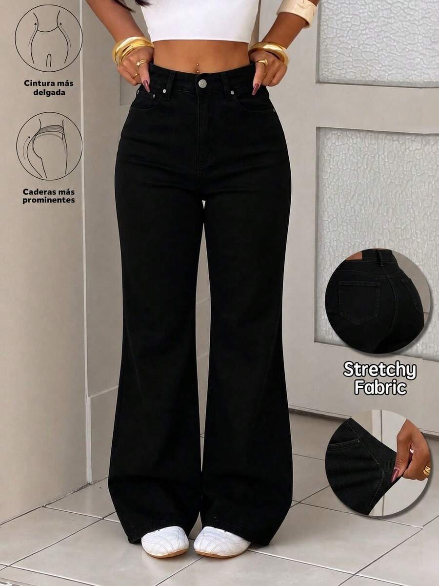 Women Jeans - Black - View 1