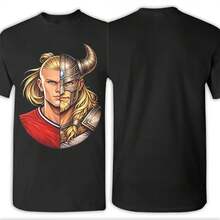 Herren-T-Shirts Erling Haaland, Kurzarm-T-Shirts mit Rundhalsausschnitt, aus Baumwolle, ideal als Geschenk. - Farbe 5 - Übersicht 7