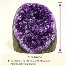 Natural Purple Crystal Clusters Are Suitable For Home Decoration In Daily Life, Offices, And Study Rooms.They Are Also A Great Gift For Friends And Family On Halloween, Valentine's Day, And Mother's Day.Style - 1500-1800g - View 4