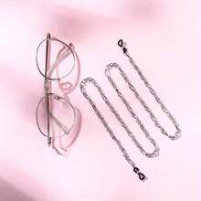 1 Simple And Fashionable Retro Campus Chain Buckle, Glasses Chain, Mask Chain, Glasses Strap, Fashion Glasses Necklace, Glasses Lanyard Strap - Regular Style - View 9